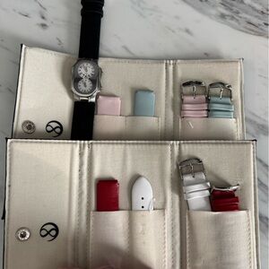 Philip Stein Silver and Black Watch